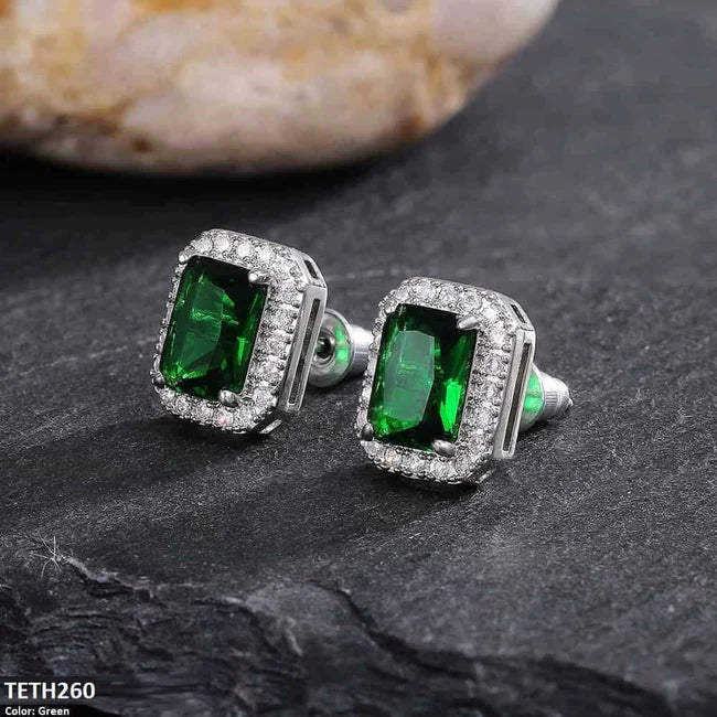 Elegant Halo Frame Earrings