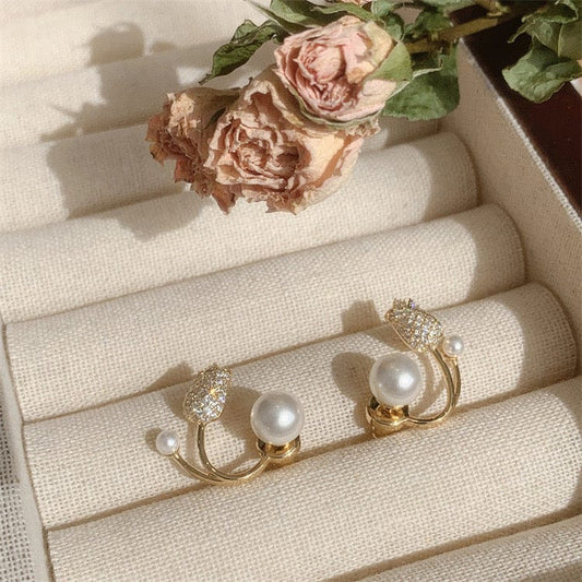 Elegant Rose Pearl Tops