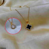 Minimal Clover Pendant Necklace