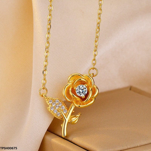 Rose Pendant Necklace