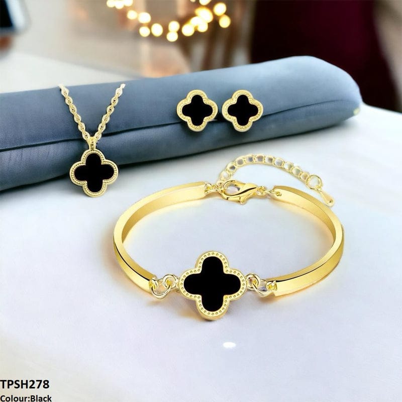 Clover Charm Jewelry Set