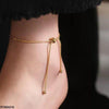 Gold Knot Tie Anklet