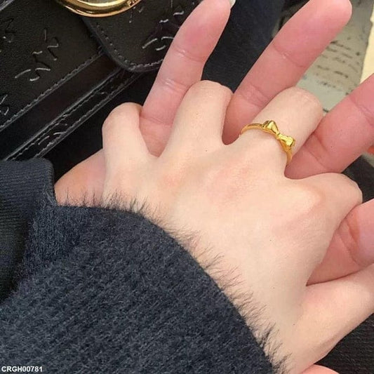 Gold Bow Ring