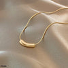 Minimalist Gold Bar Pendant