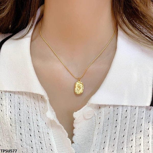 Vintage Floral Medallion Pendant