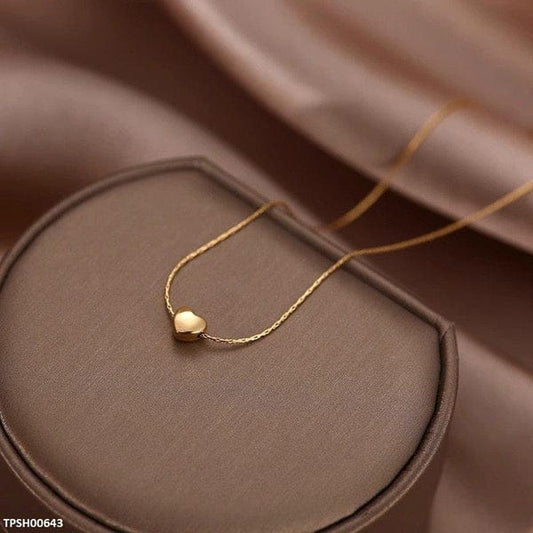 Minimalist Gold Heart Pendant