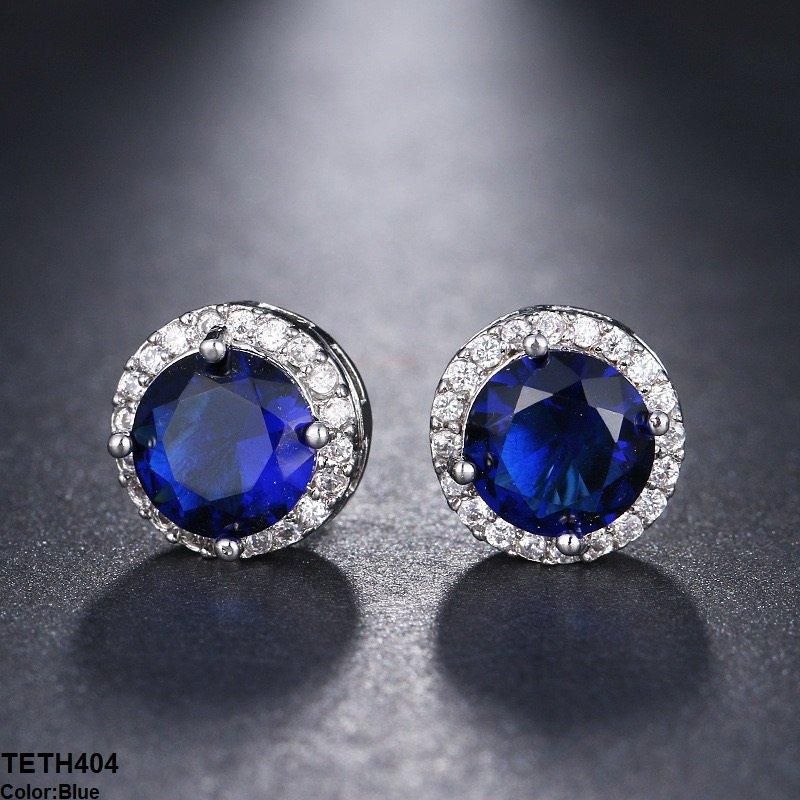 Round Zircon Studs