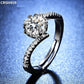 Round Silver Stone Ring