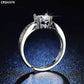 Round Silver Stone Ring