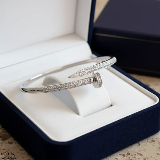 Minimal Nail Cuff Bracelet