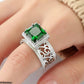 Silver Square Statement Ring