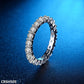Zircon Band Ring – Silver