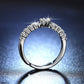 Silver Raised Stone Ring