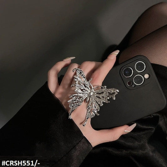 Silver Butterfly Statement Ring