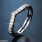 Silver V Shape Ring