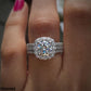 Silver Square Stone Ring