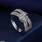 Silver Knot Layer Ring