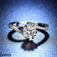 Round Silver Stone Ring