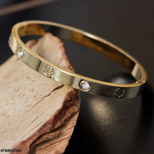 Crystal Screw Cuff Bracelet