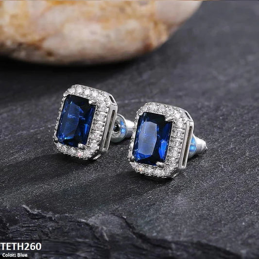 Elegant Halo Frame Earrings