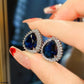 Teardrop Stone Studs