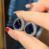 Teardrop Stone Studs