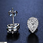 Teardrop Zircon Stud Earrings