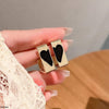 Minimal Heart Hoop Earrings