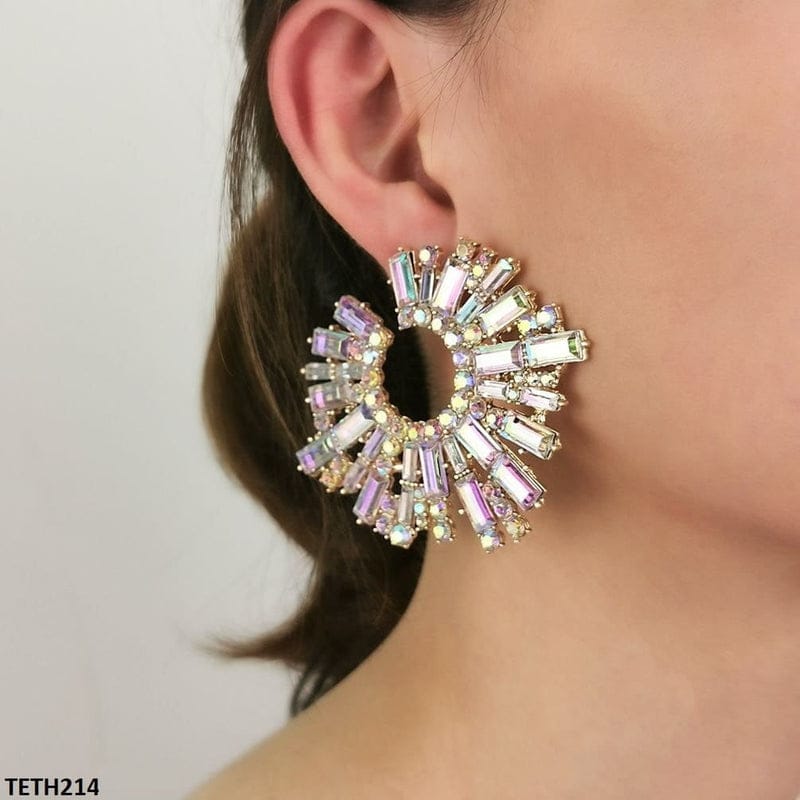 Luxury Spark Cluster Earrings