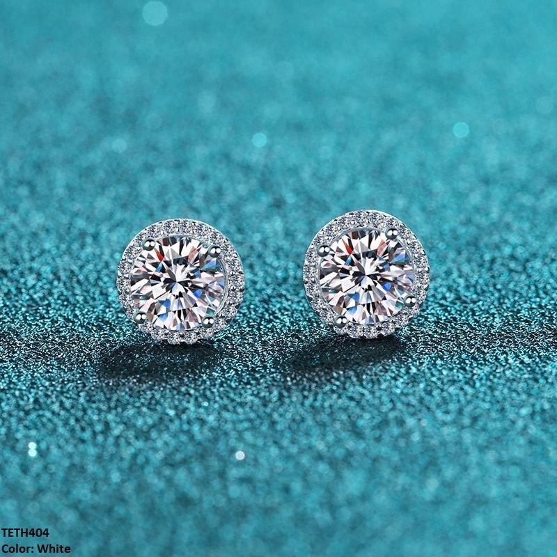 Round Zircon Studs