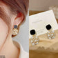 Elegant Pearl Cluster Earrings