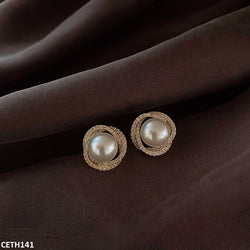 Classic Pearl Stud Earrings