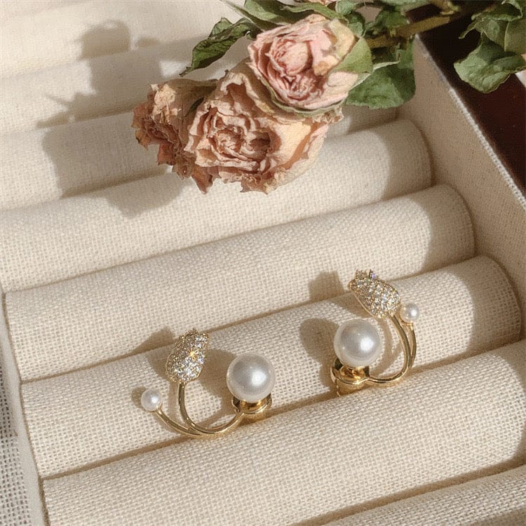 Elegant Rose Pearl Tops