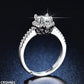 Silver Halo Stone Ring