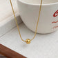 Minimal Sphere Pendant Necklace