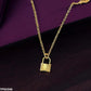 Lock Pendant Necklace