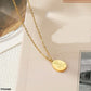 Minimal Floral Pendant Necklace