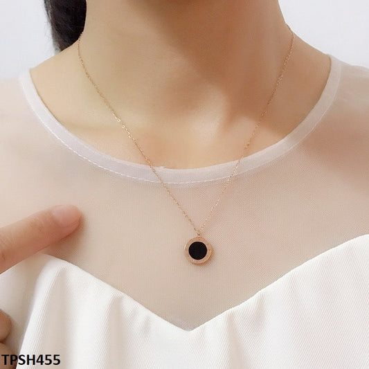 Roman Dial Pendant Necklace