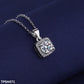 Silver Zircon Pendant Necklace
