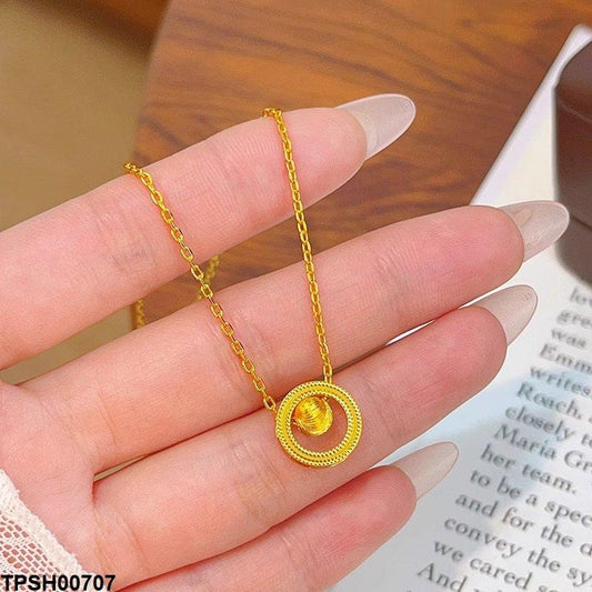 Elegant Minimal Round Necklace