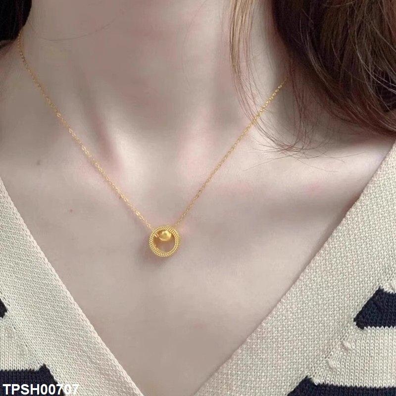 Elegant Minimal Round Necklace