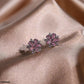 Floral Zircon Pendant Set