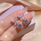 Pink Drop Zircon Pendant Set