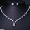 Zircon V Necklace Set