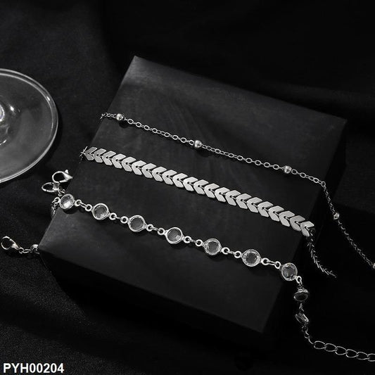 Triple Layered Anklet Design