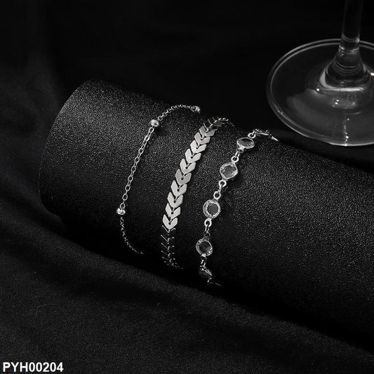 Triple Layered Anklet Design