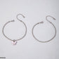 Silver Butterfly Charm Anklet