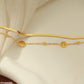 Layered Tree Design Anklet