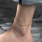 Sleek Gold Everyday Anklet
