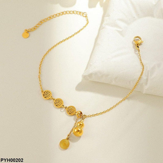 Ethnic Coin Anklet Design